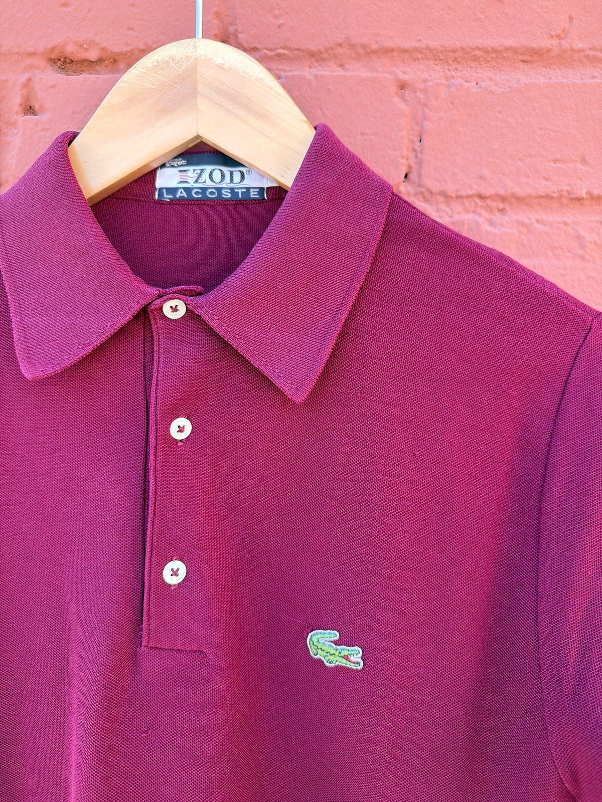 Vintage 80s Izod Lacoste Alligator polo sz Smll
