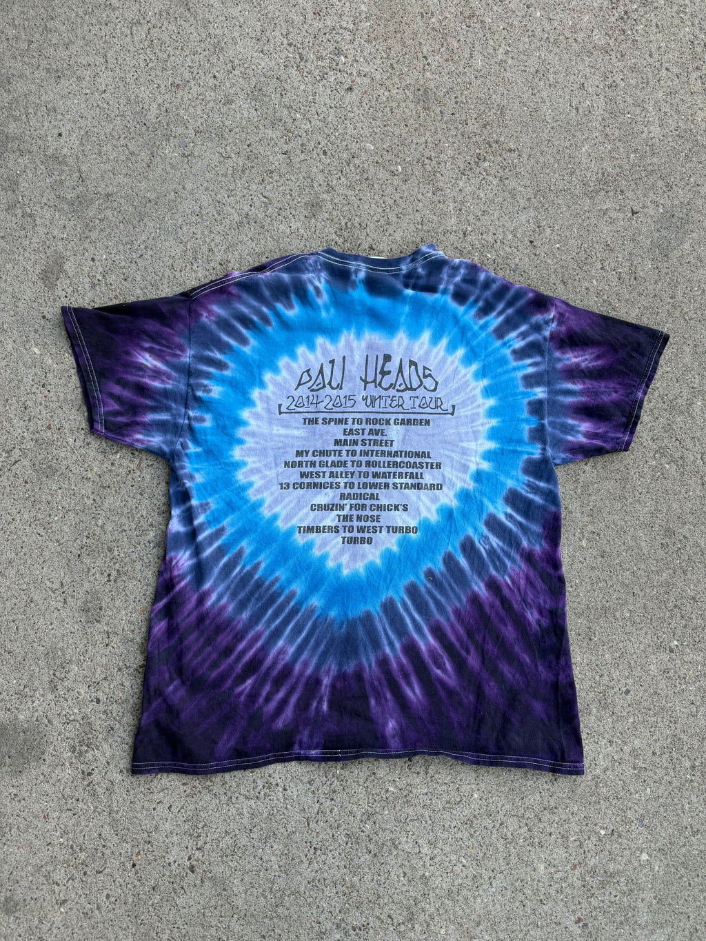2014/15 Grateful Dead tye-dye tee XL