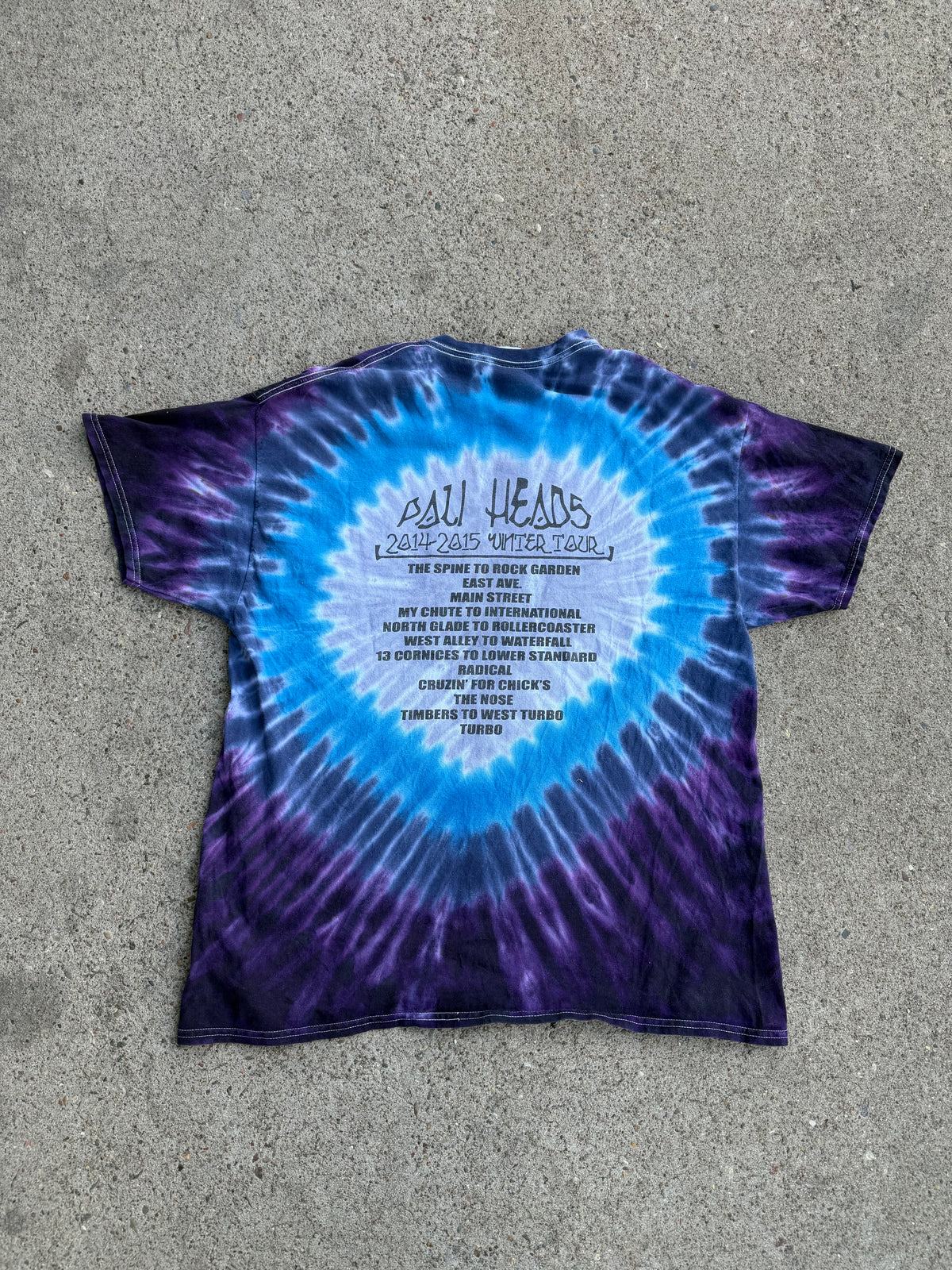 2014/15 Grateful Dead tye-dye tee XL