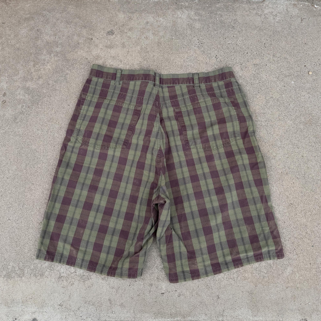 Vintage GAP checkerboard shorts *green