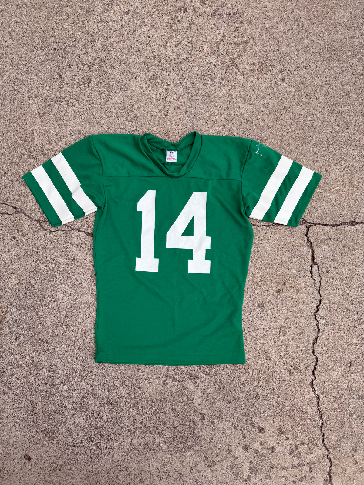 Vintage 80s New York Jets 14 Rawlings Football Jersey size Smll