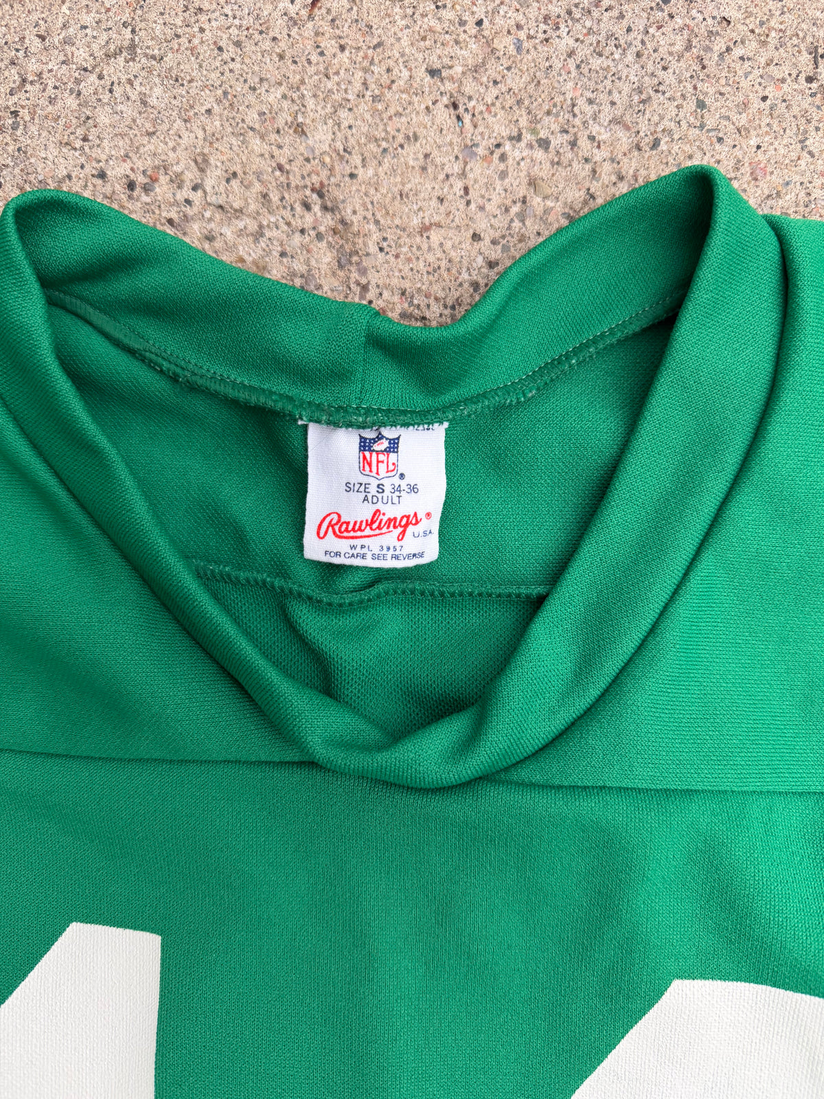 Vintage 80s New York Jets 14 Rawlings Football Jersey size Smll