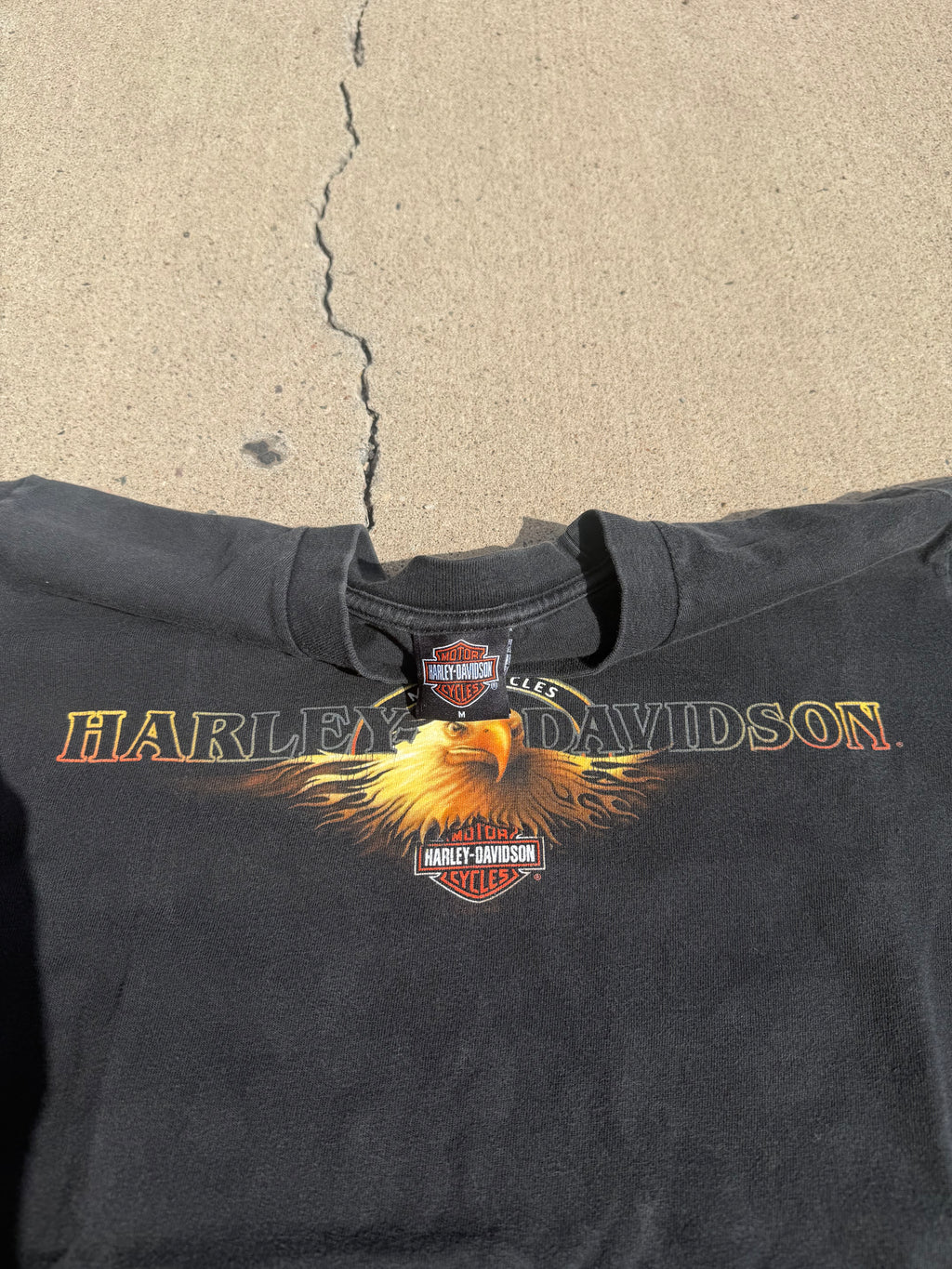 Vintage 00s Harley-Davidson Santa Fe tee sz Md