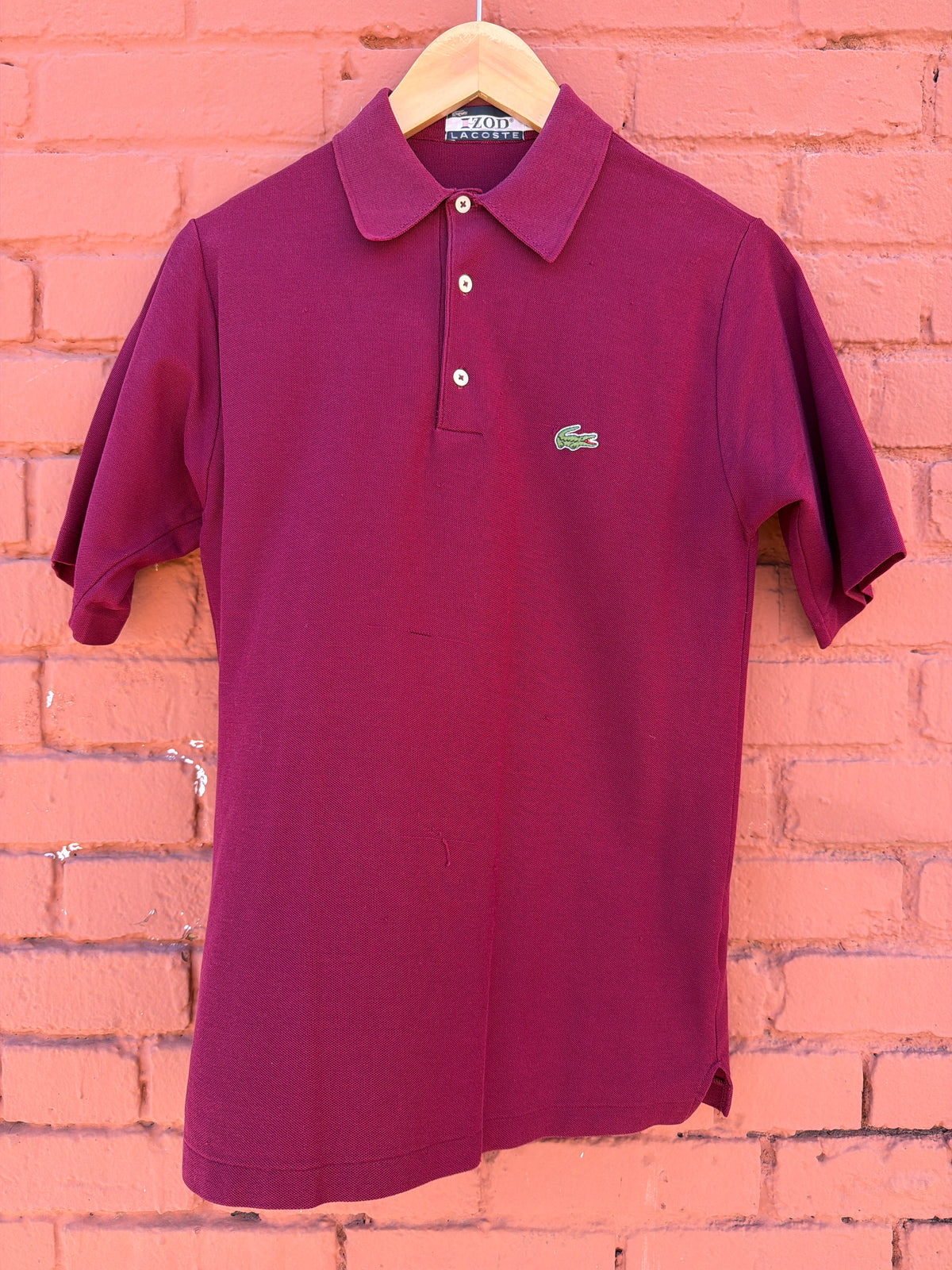 Vintage 80s Izod Lacoste Alligator polo sz Smll