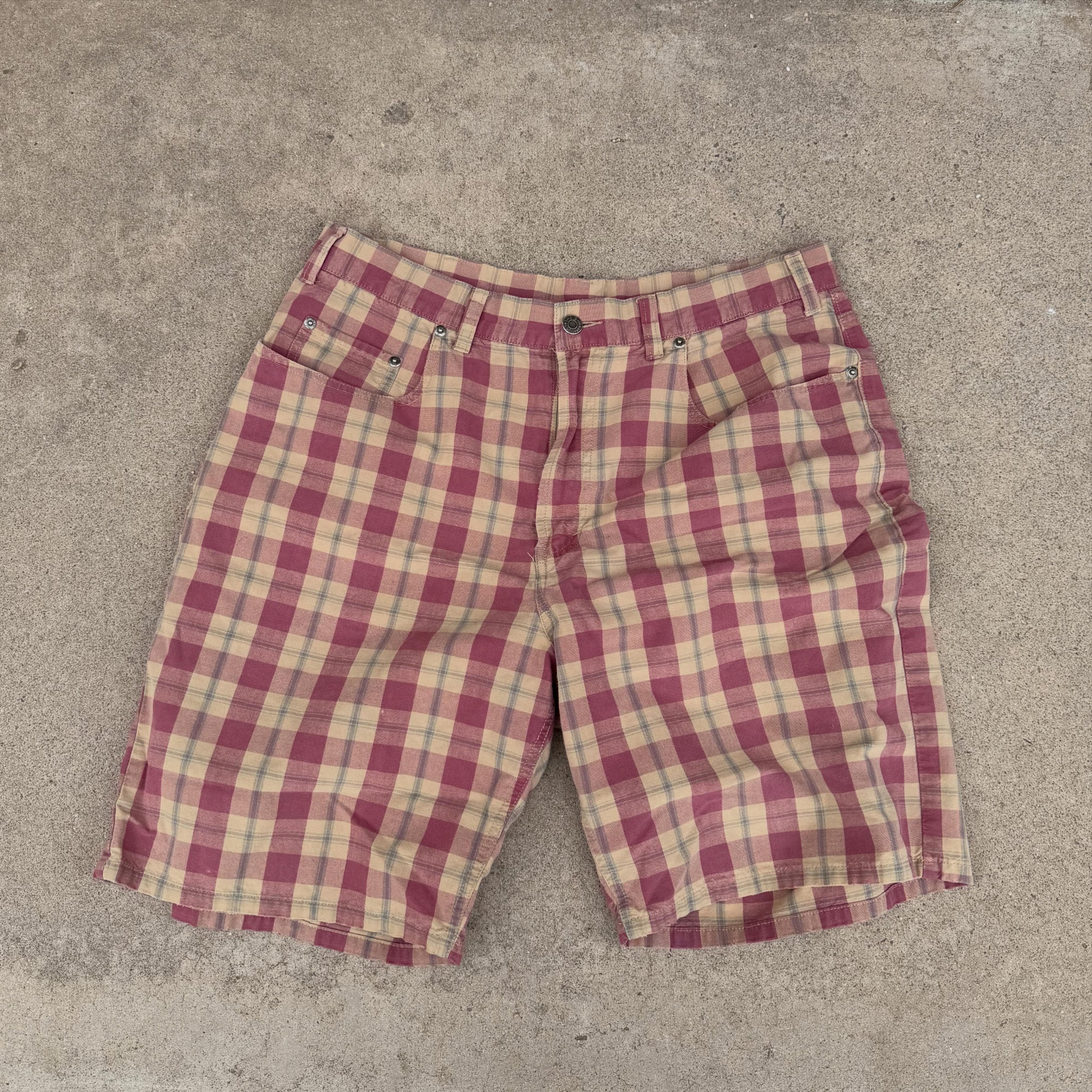 Vintage GAP checkerboard shorts *brwn