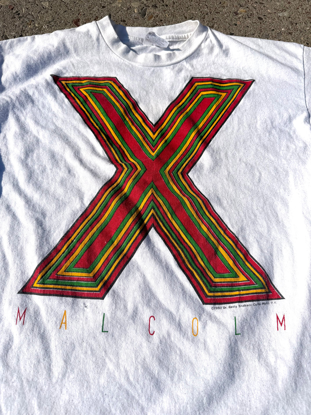 Vintage 1992 MALCOLM X tee
