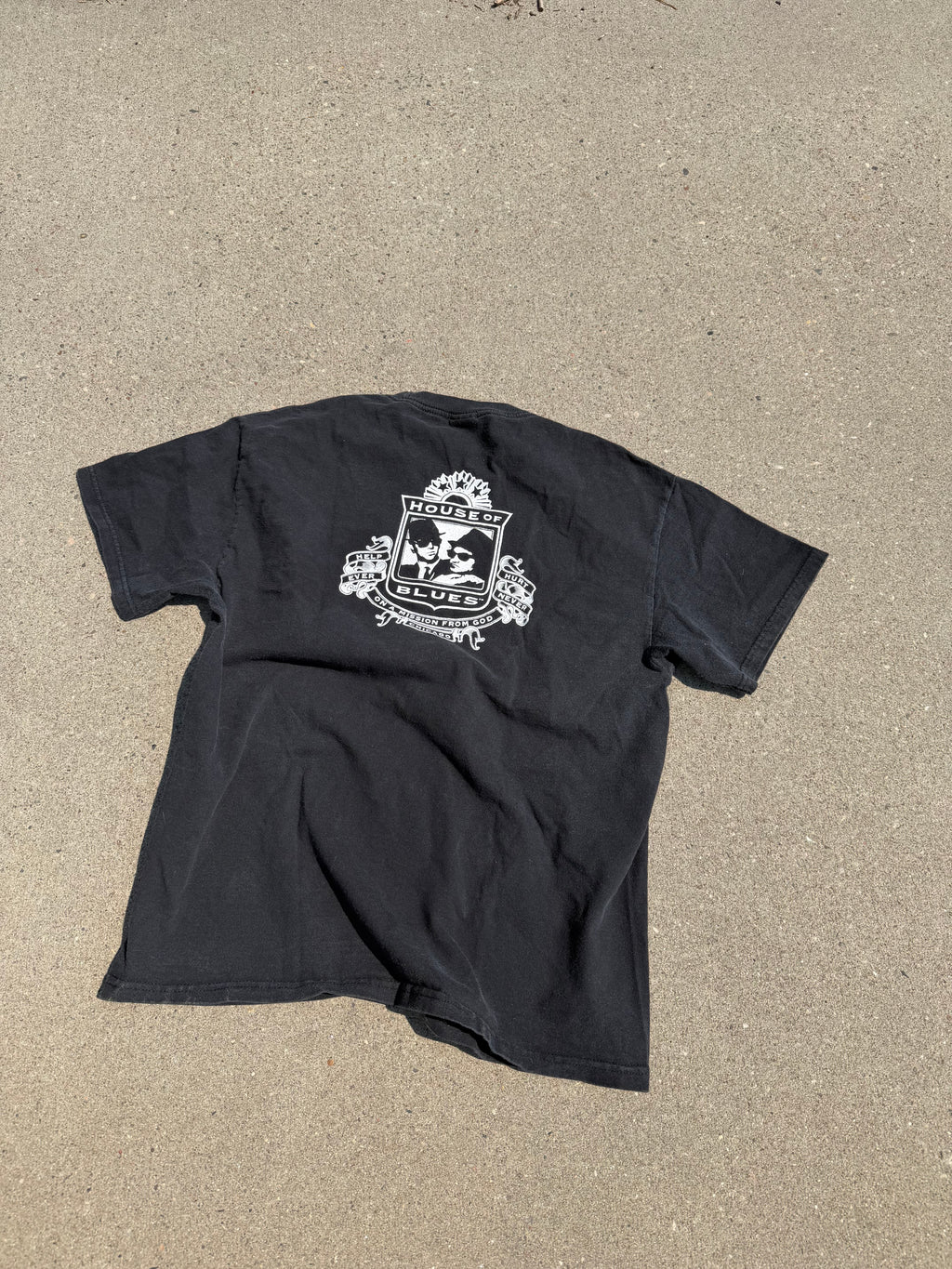 Vintage House of Blues "ON A MISSION FROM GOD" Blues Brothers tee