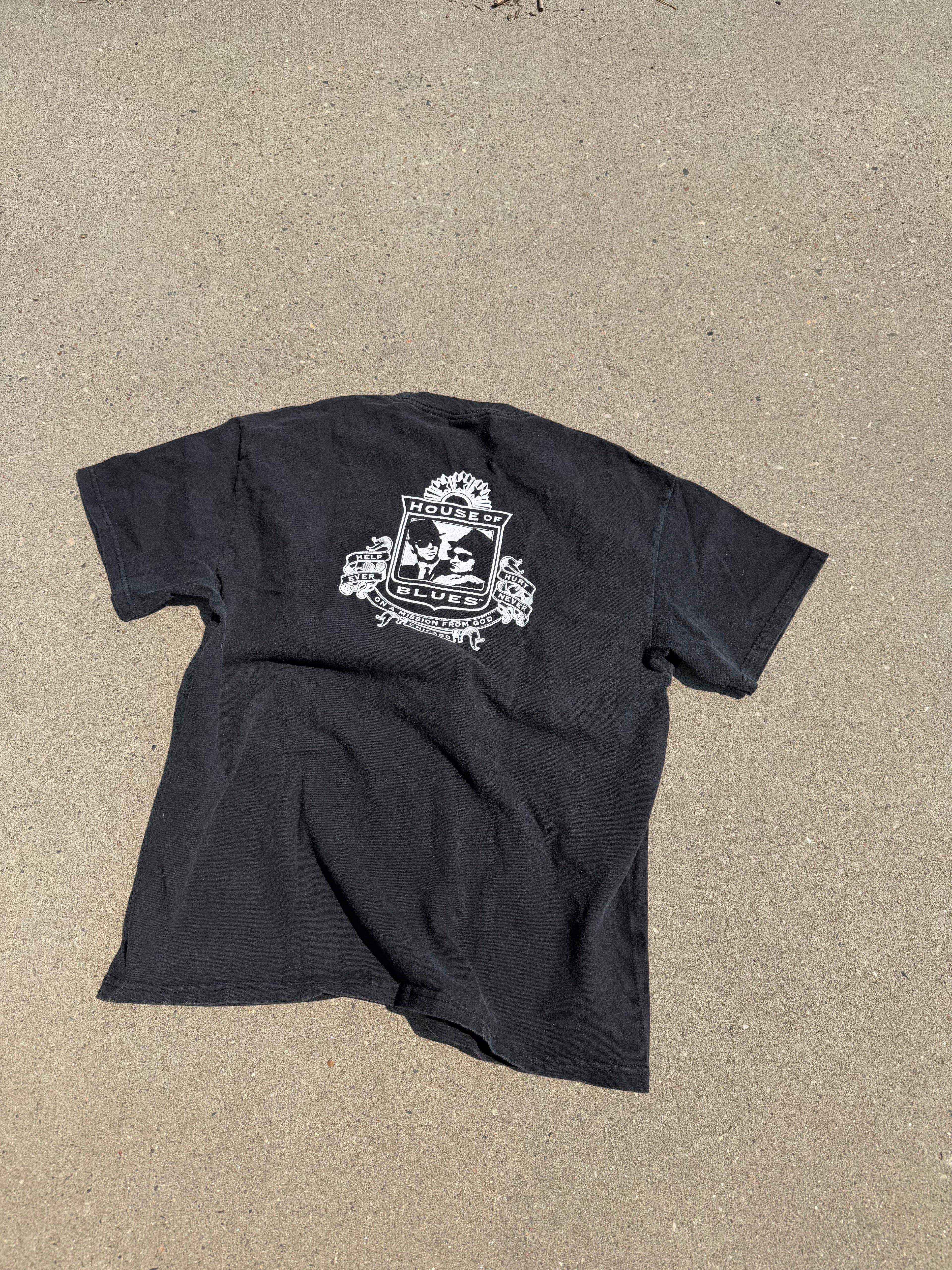 Vintage House of Blues "ON A MISSION FROM GOD" Blues Brothers tee