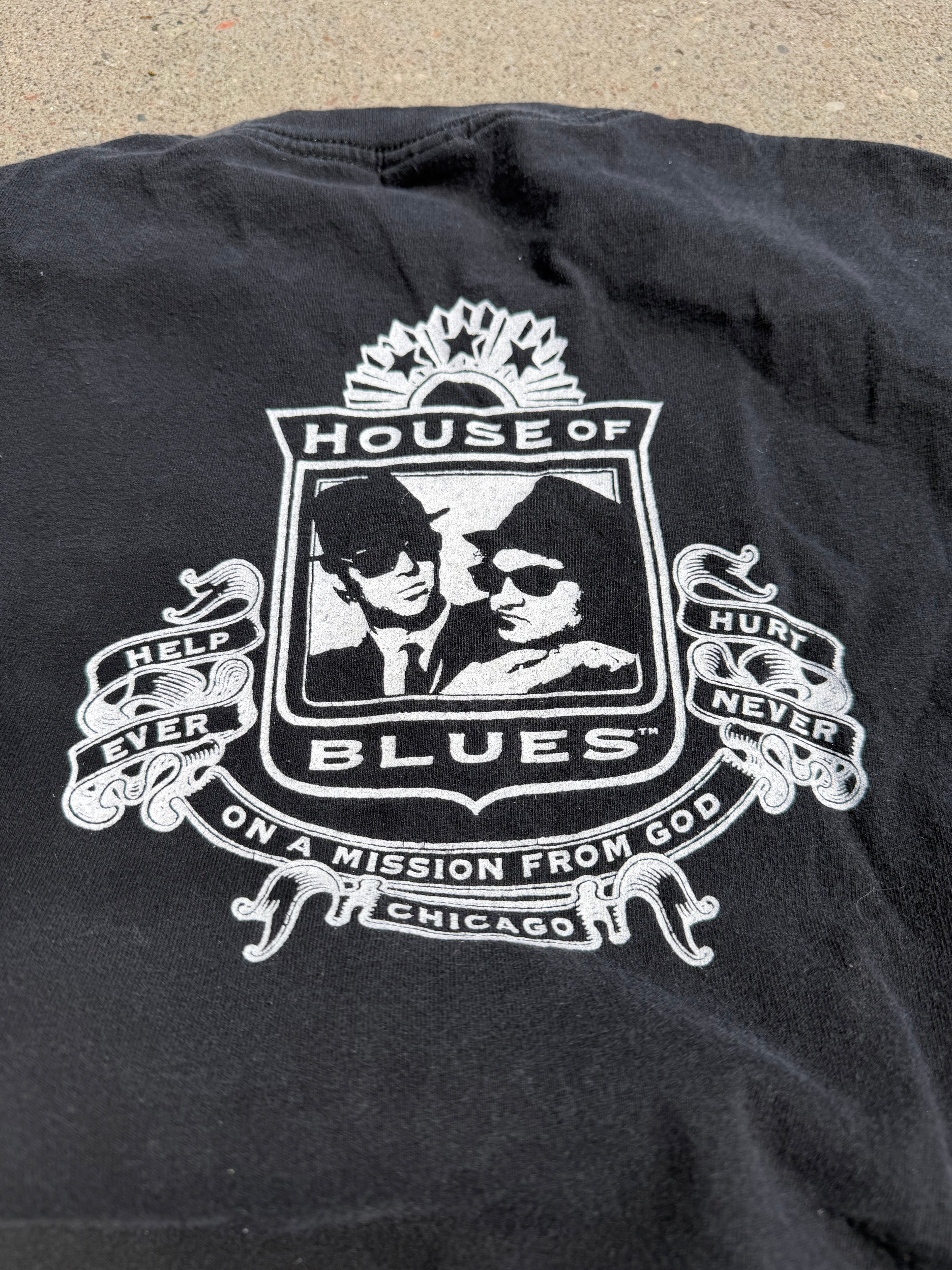 Vintage House of Blues "ON A MISSION FROM GOD" Blues Brothers tee