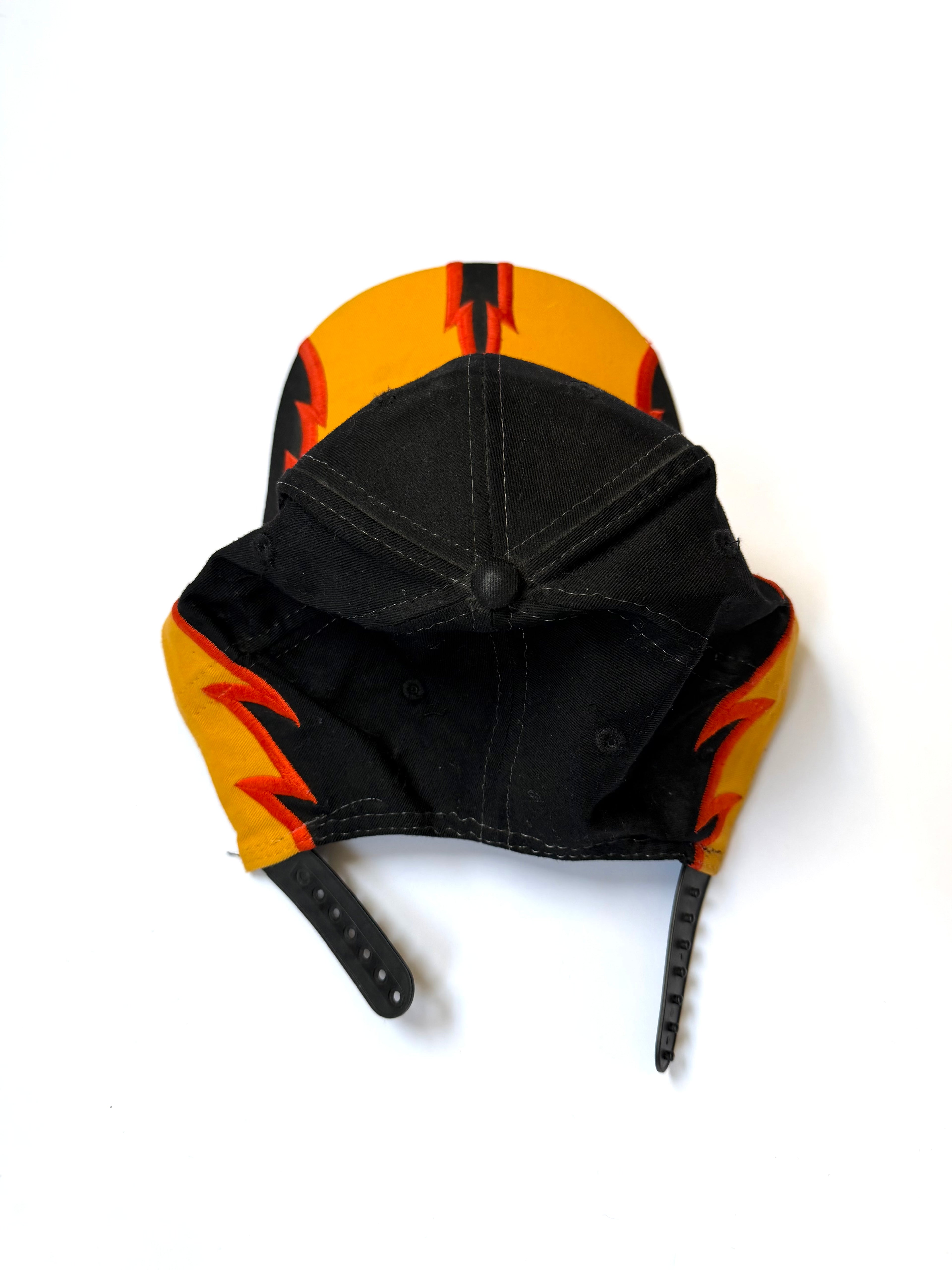 Vintage Harley-Davidson Flames Snapback Hat
