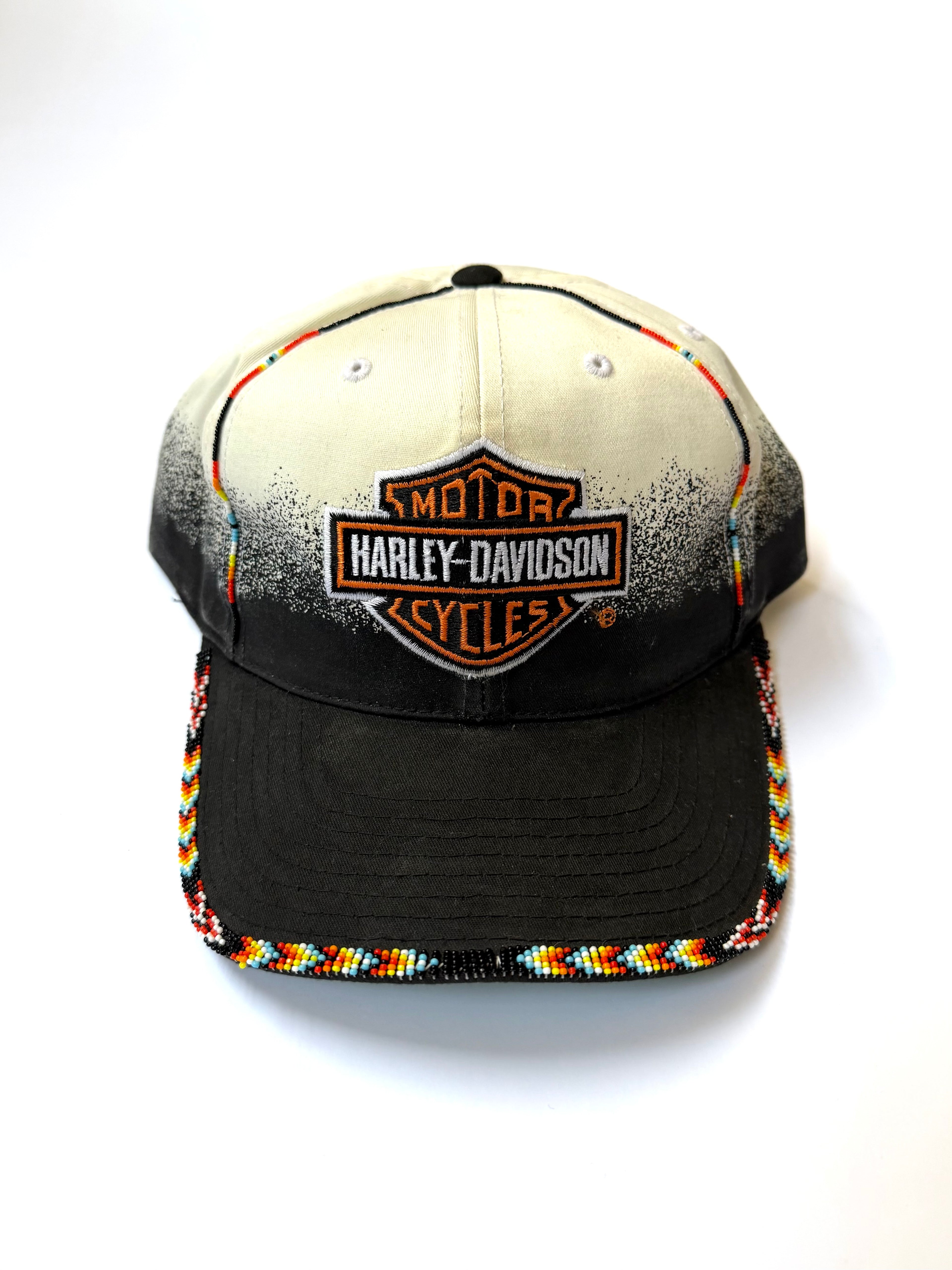 Vintage Harley-Davidson (Bead Work) Snapback Hat
