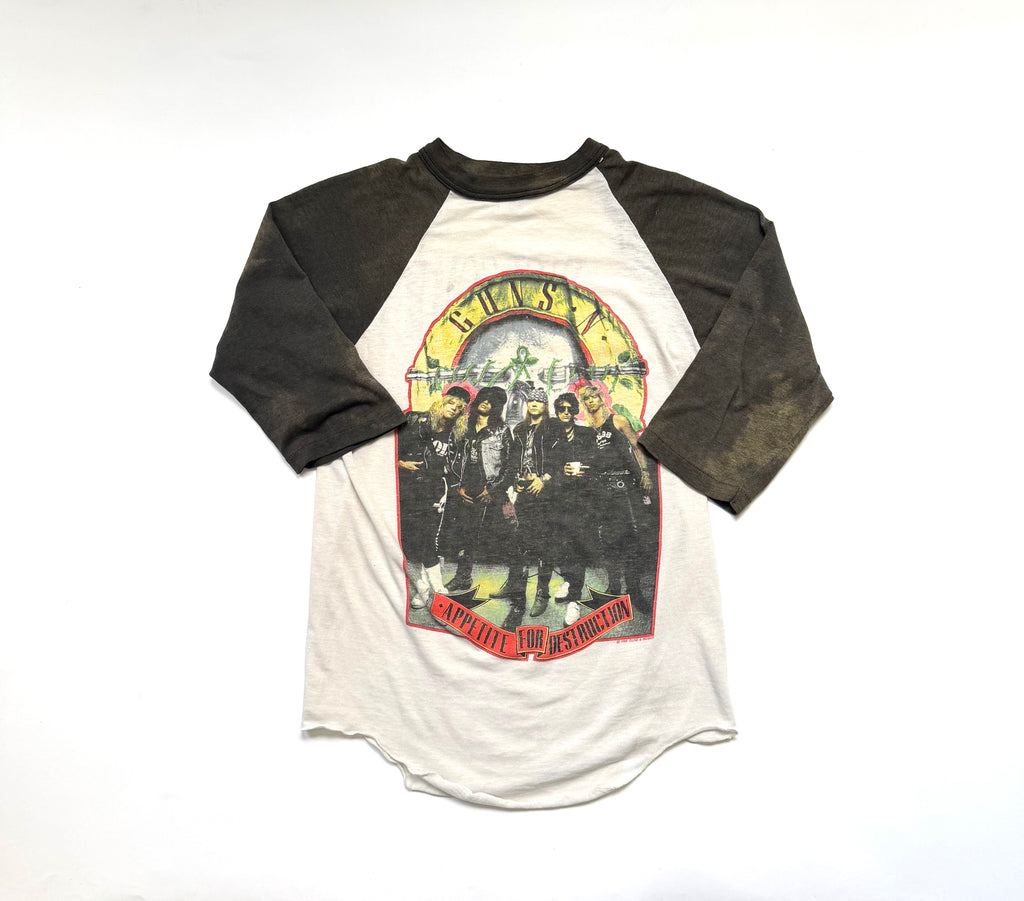 Vintage 1989 Guns And Roses "Welcome To The Jungle" 3/4 sleeve tee