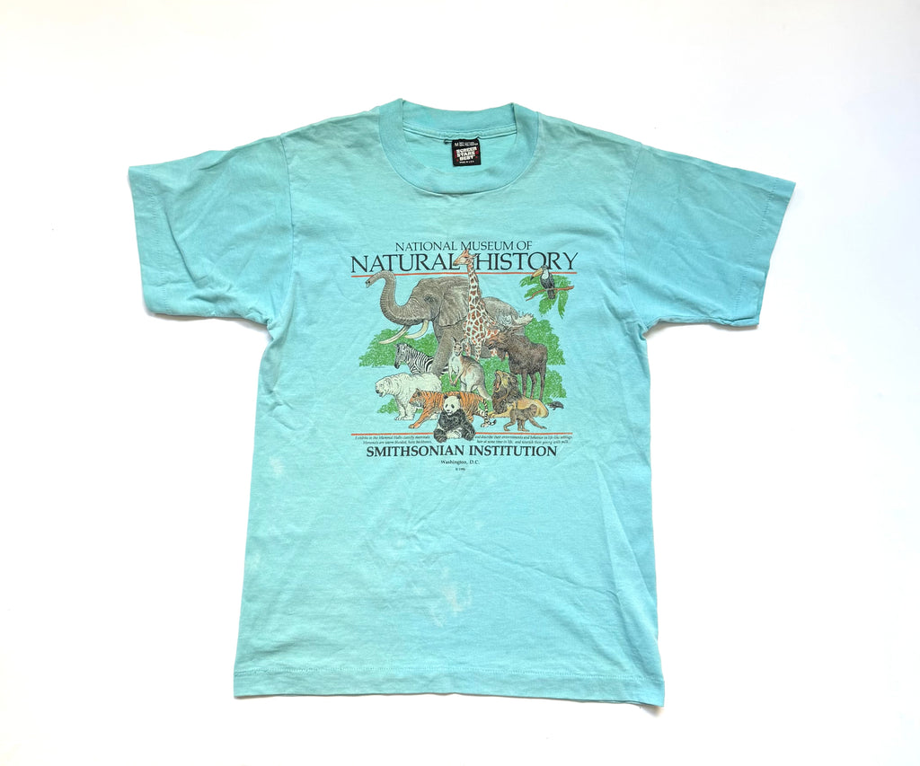 Vintage Natural History Museum Smithsonian Animals 50/50 tee