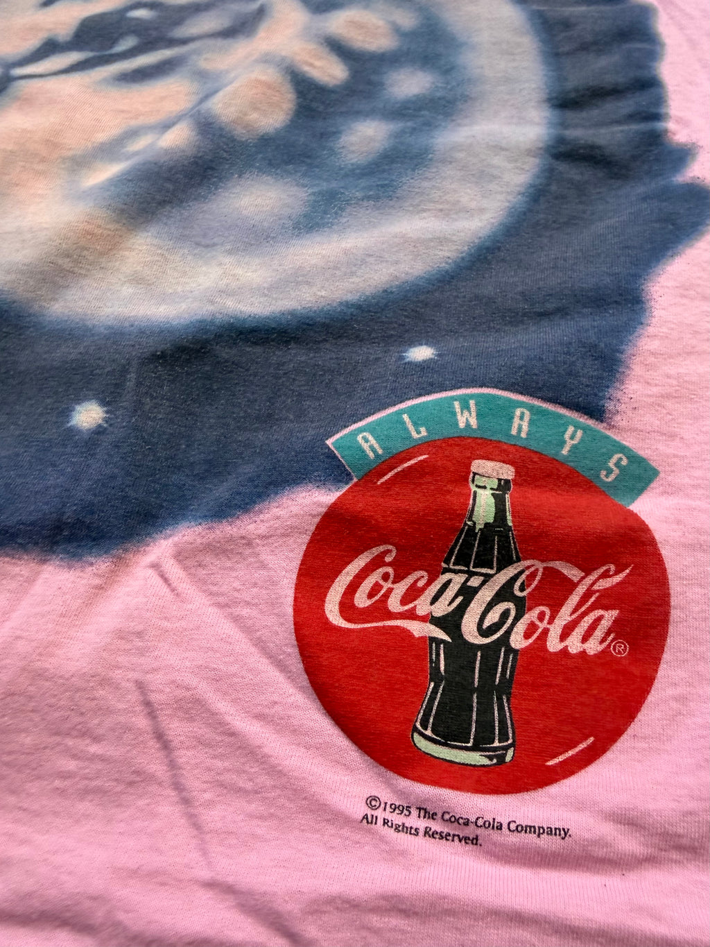 Vintage Always Coca-Cola Sun and Moon tee