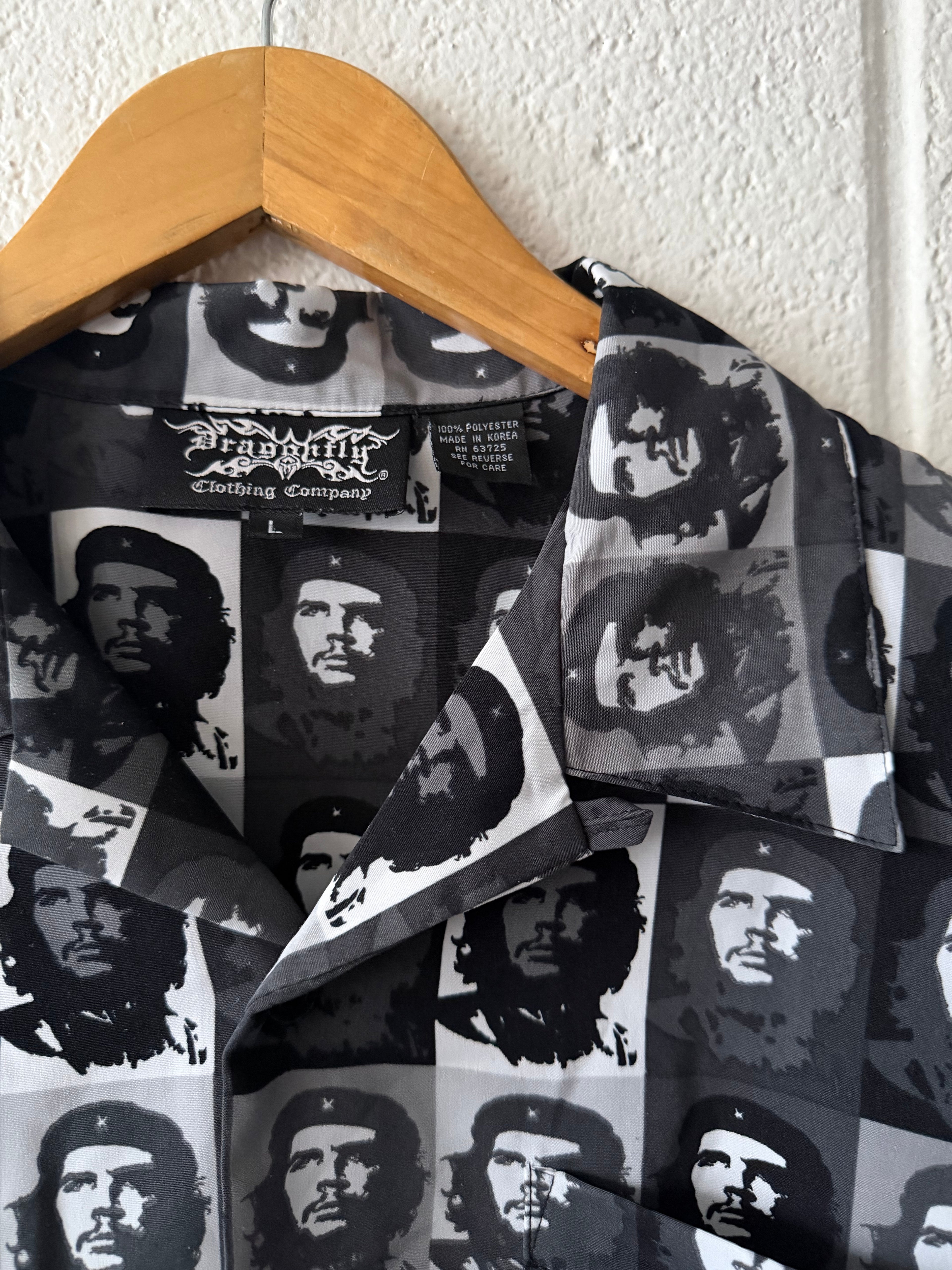 Vintage Che Guevara AOP short sleeve button down