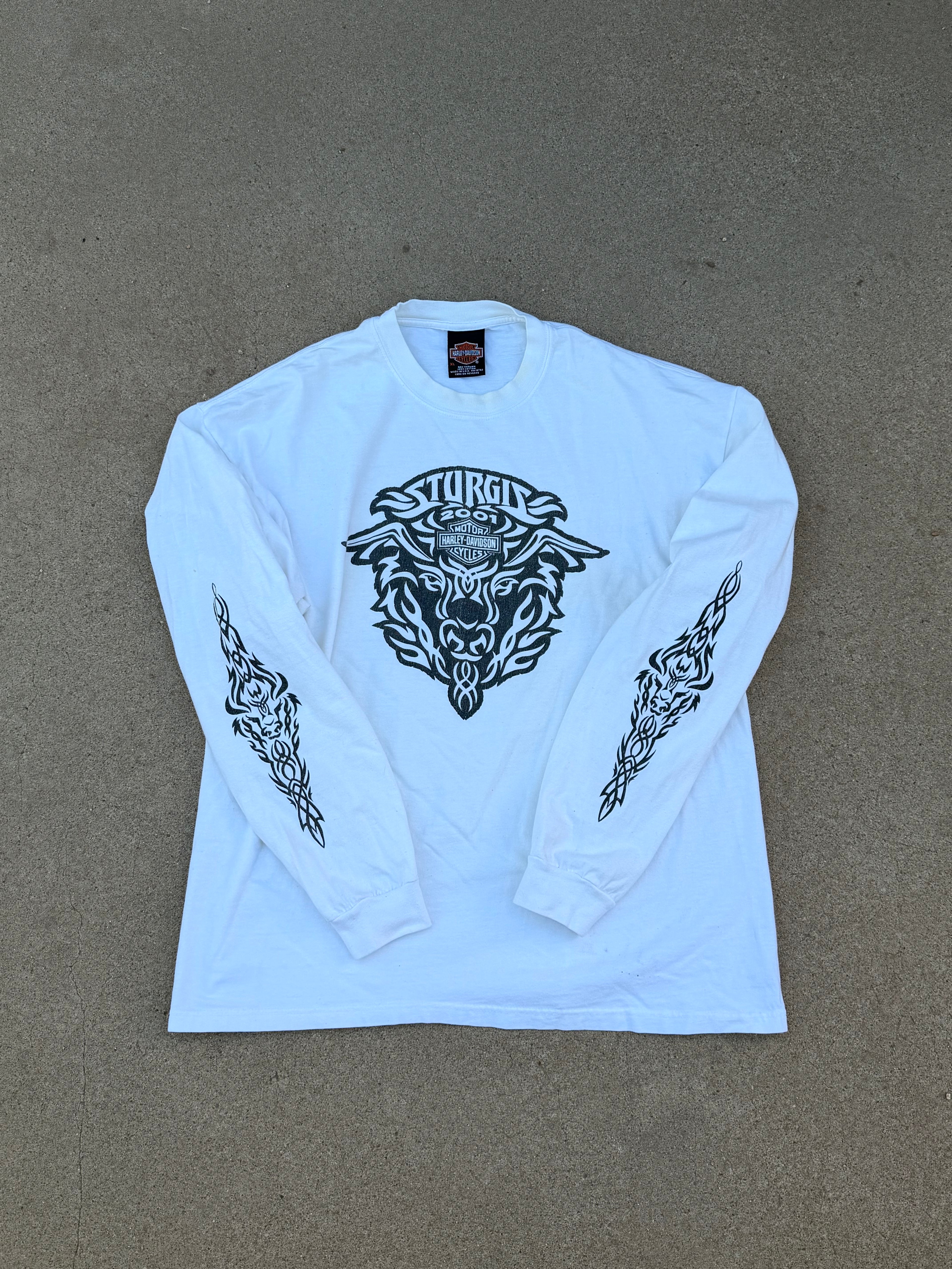 Vintage Harley-Davidson Sturgis Buffalo Tribal 2001 l/s