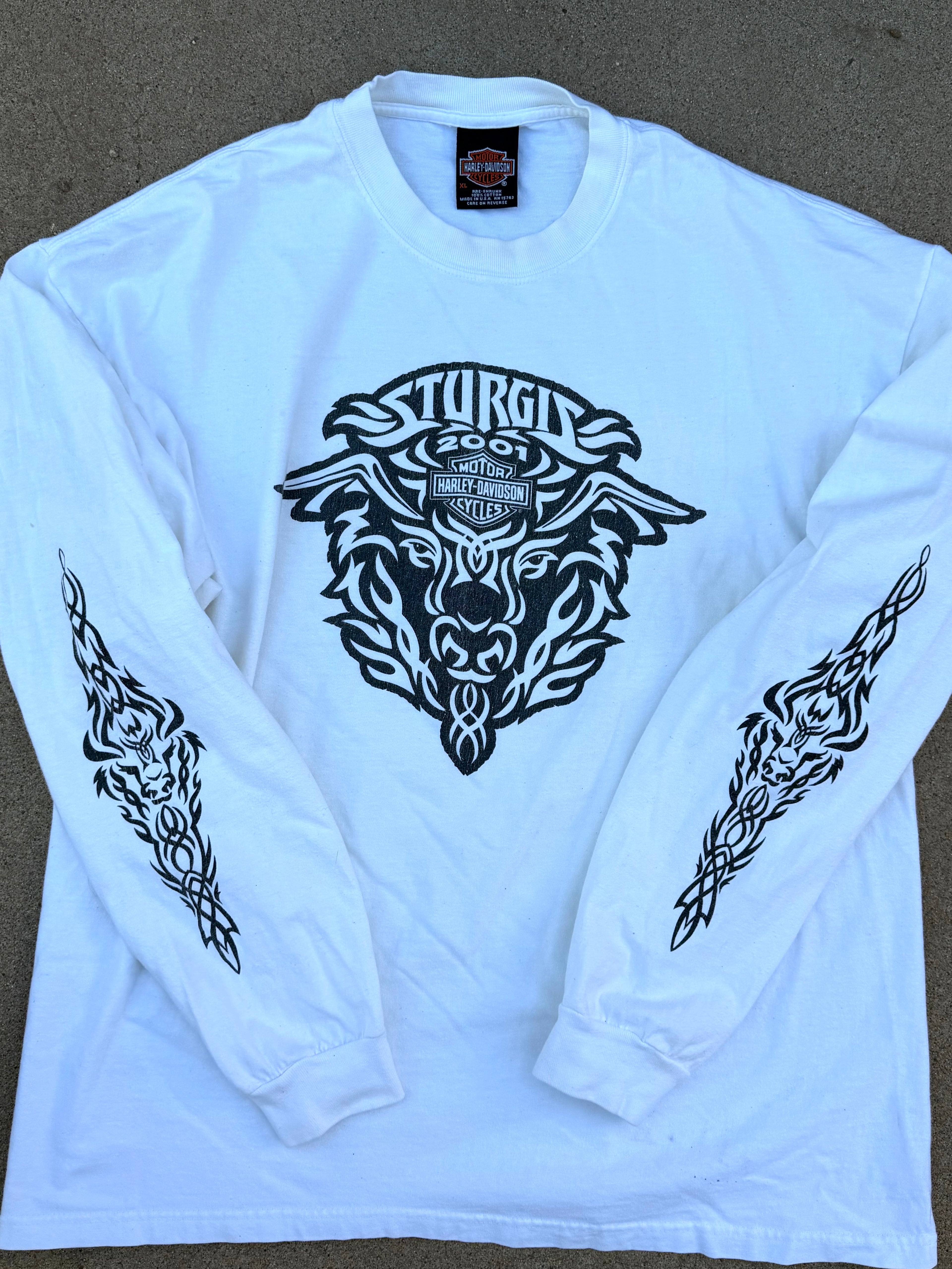 Vintage Harley-Davidson Sturgis Buffalo Tribal 2001 l/s