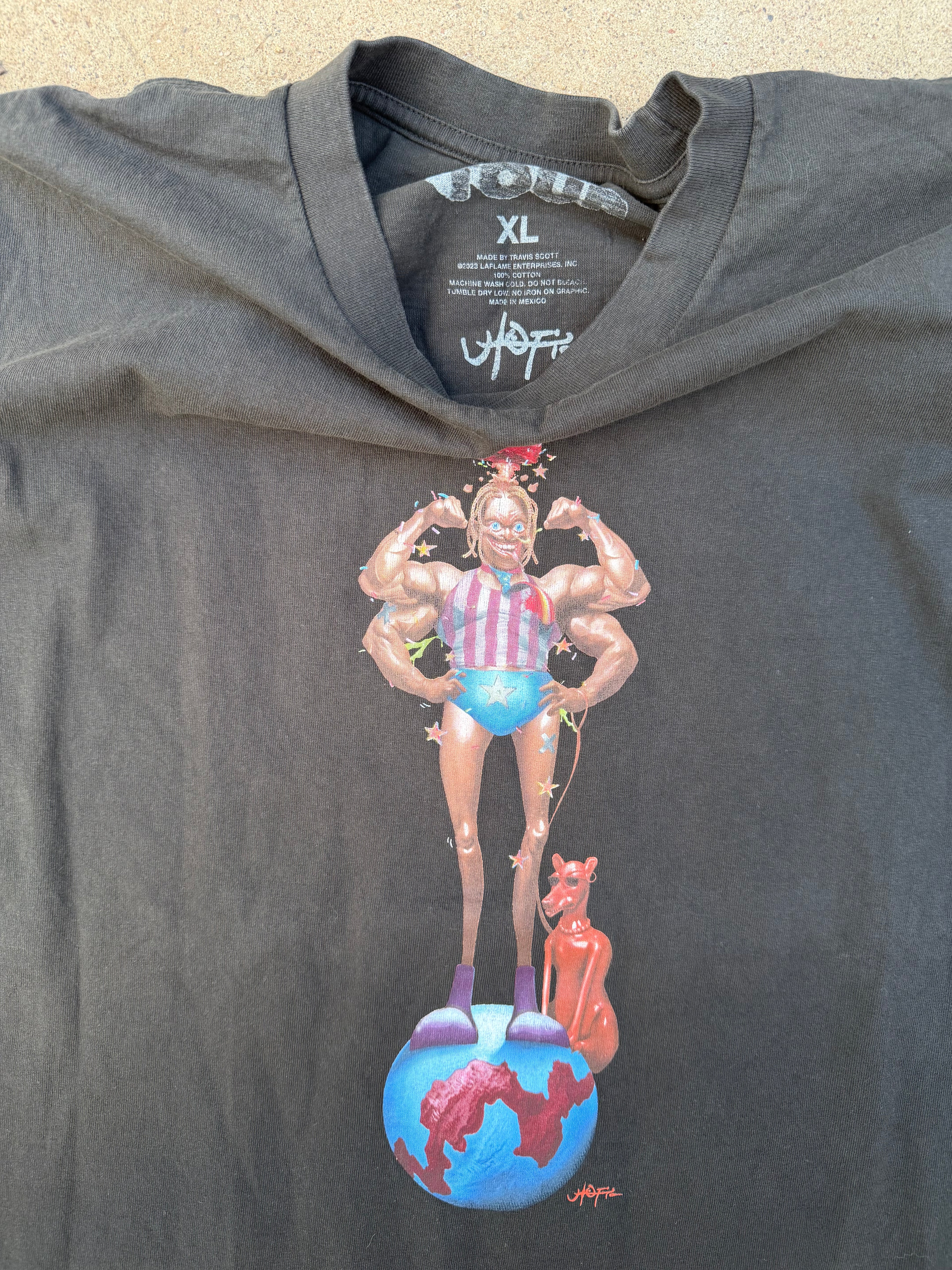 Travis Scott UTOPIA Circus Maximus tour tee XL