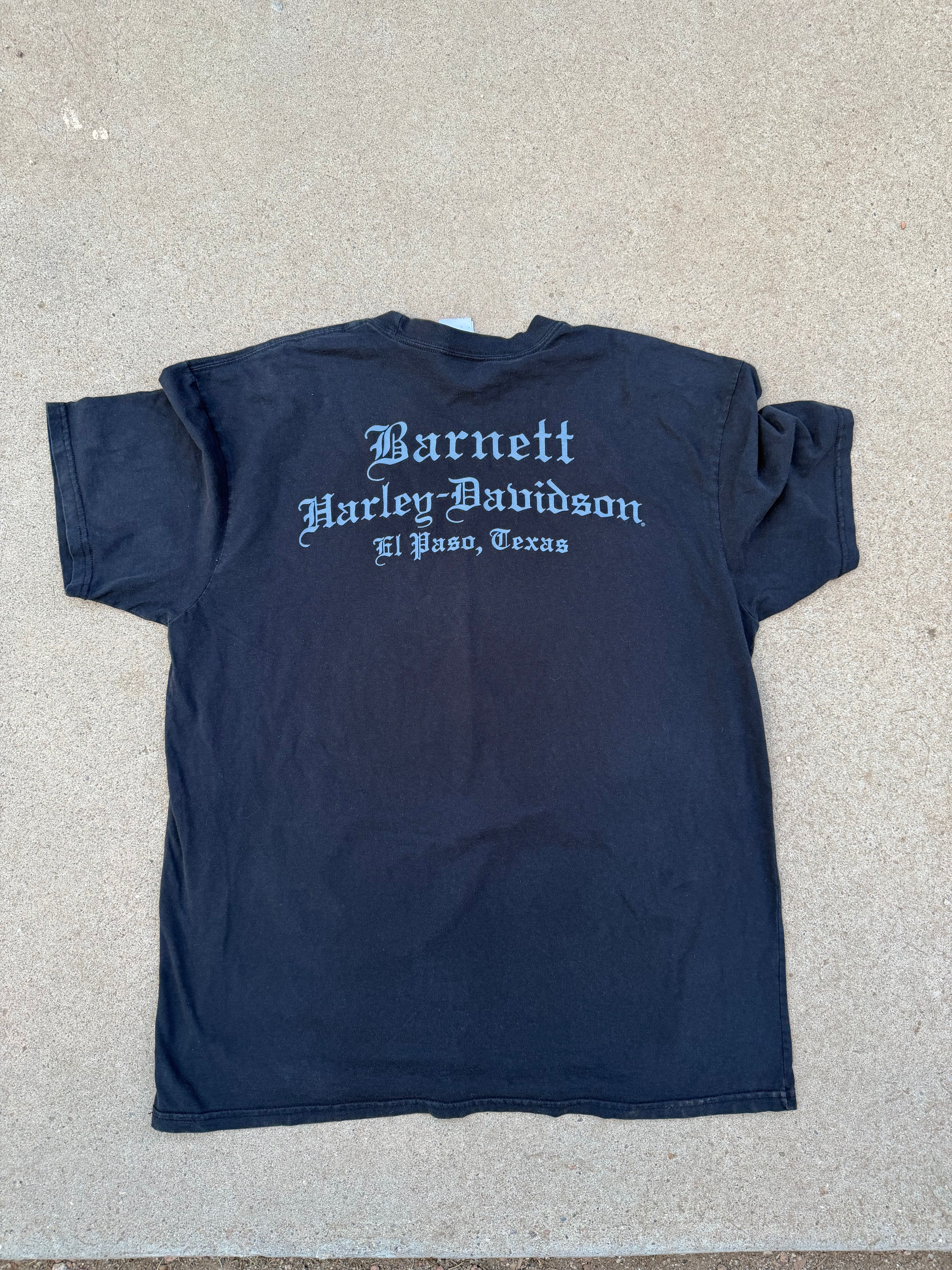 Vintage Harley-Davidson Sugar Skull Girl Motorcycle Tee XL