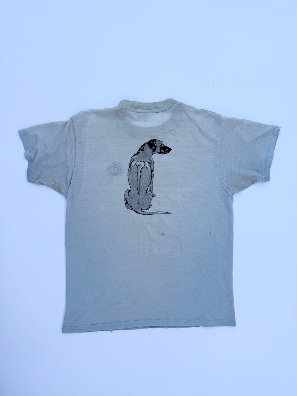 Vintage 80s Orange Coast Rhodesian Ridgeback Club tee sz Lrg