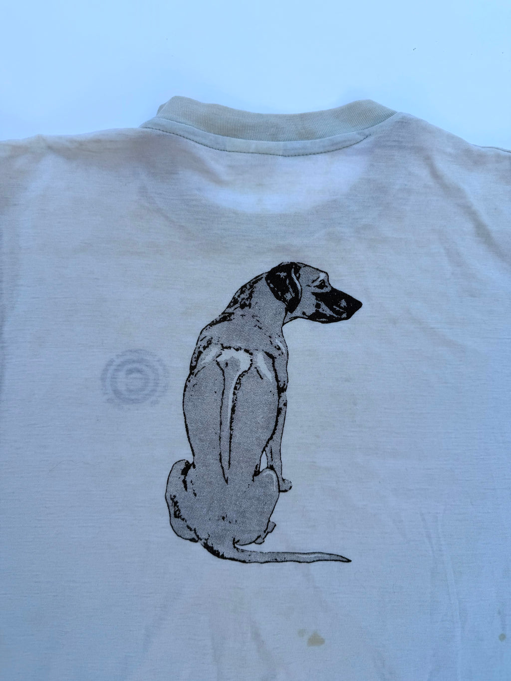 Vintage 80s Orange Coast Rhodesian Ridgeback Club tee sz Lrg