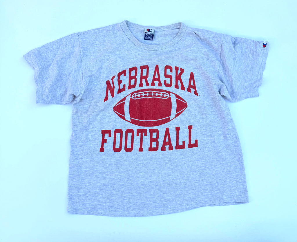 Vintage 90s Champion Nebraska Football t-shirt size XL