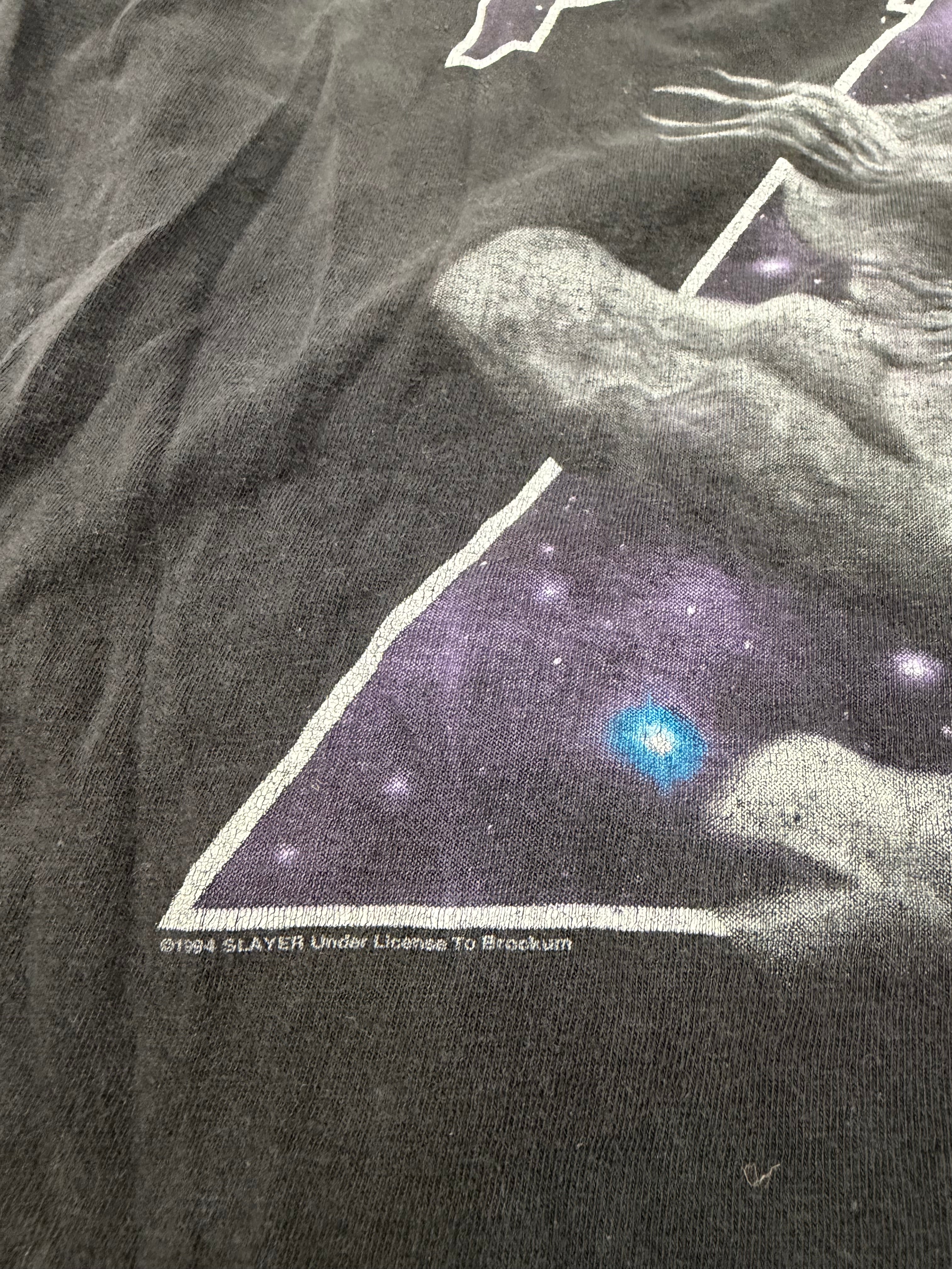 Vintage SLAYER Divine Intervention *thrashed tee
