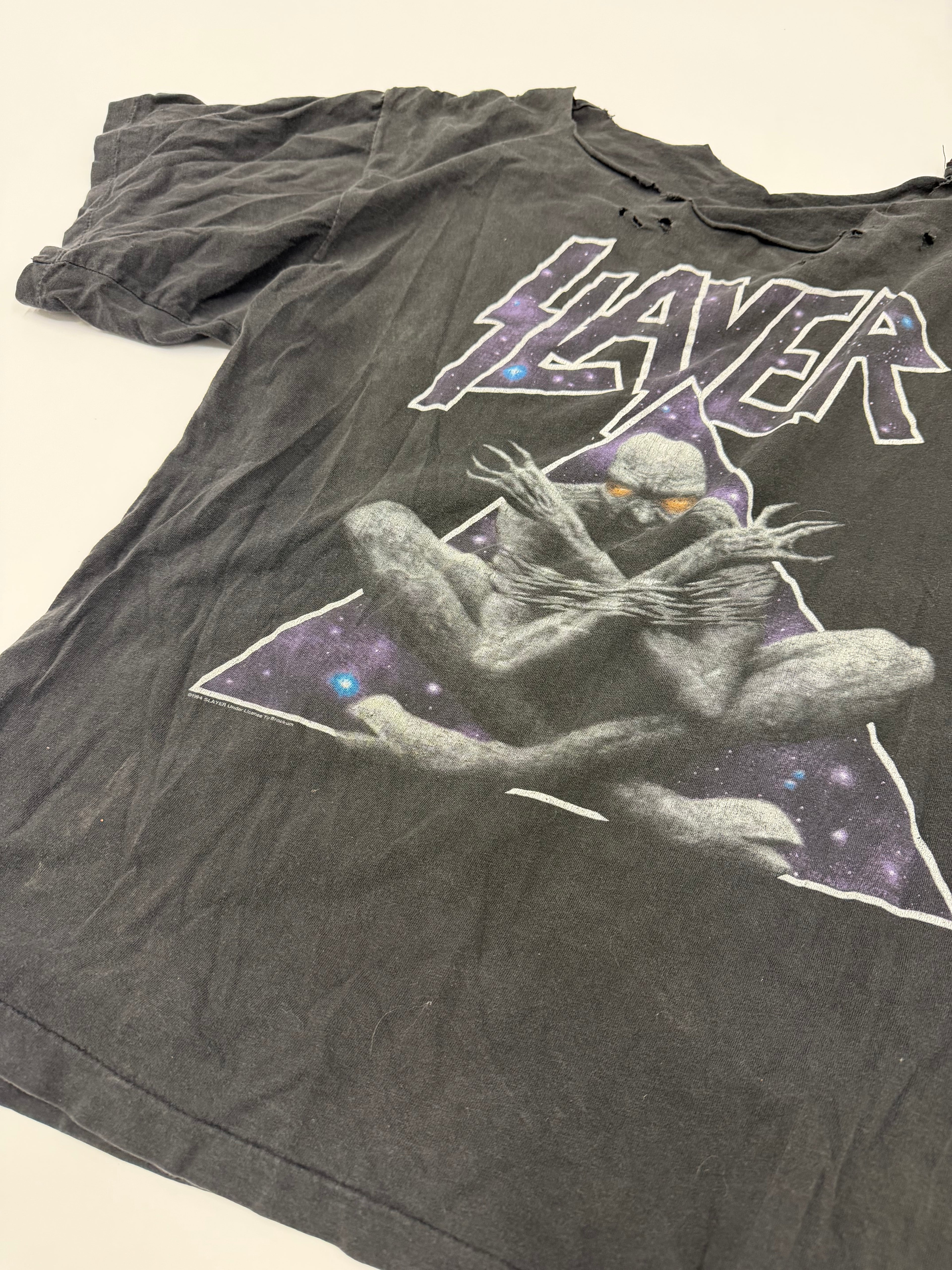 Vintage SLAYER Divine Intervention *thrashed tee