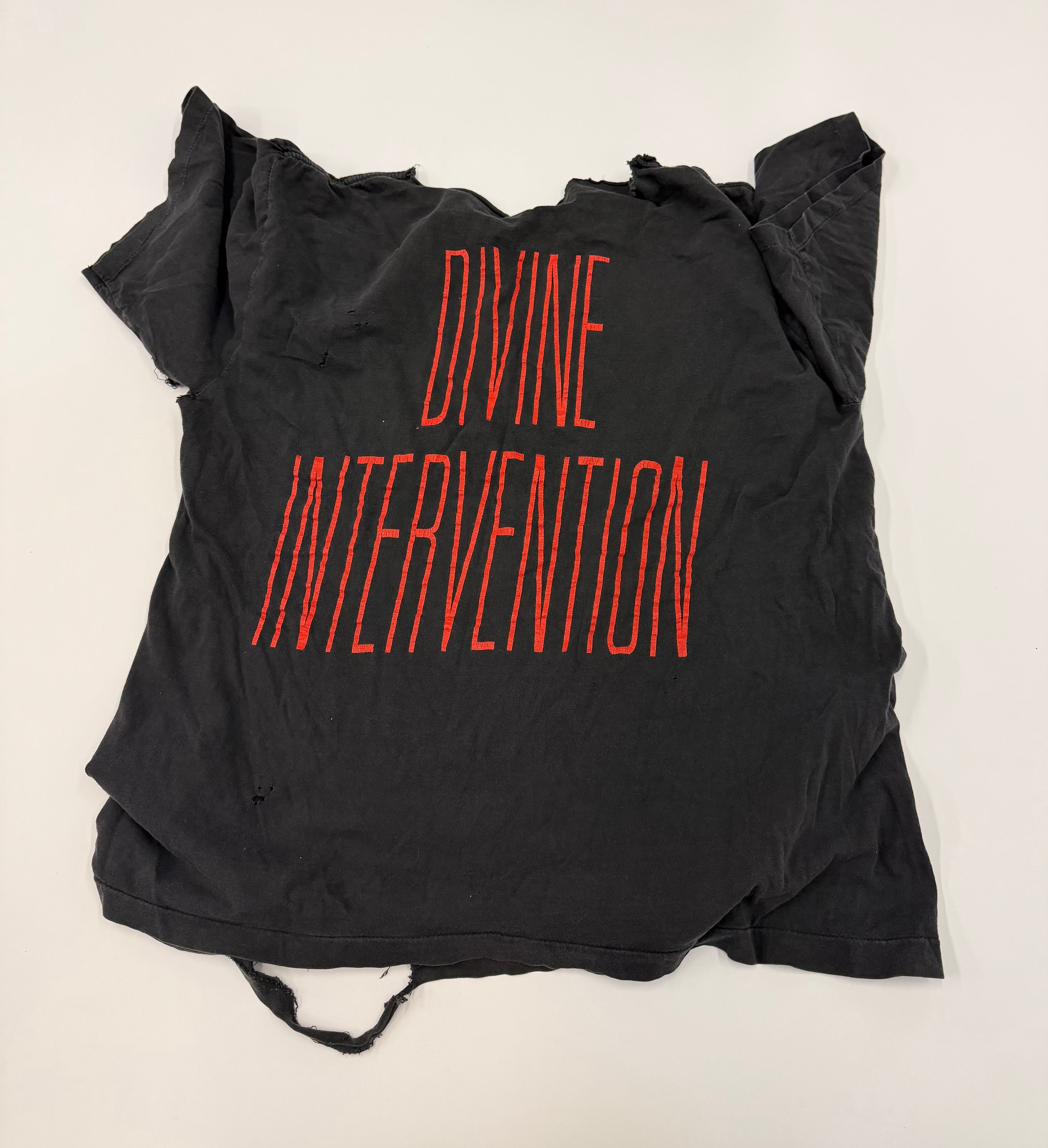 Vintage SLAYER Divine Intervention *thrashed tee