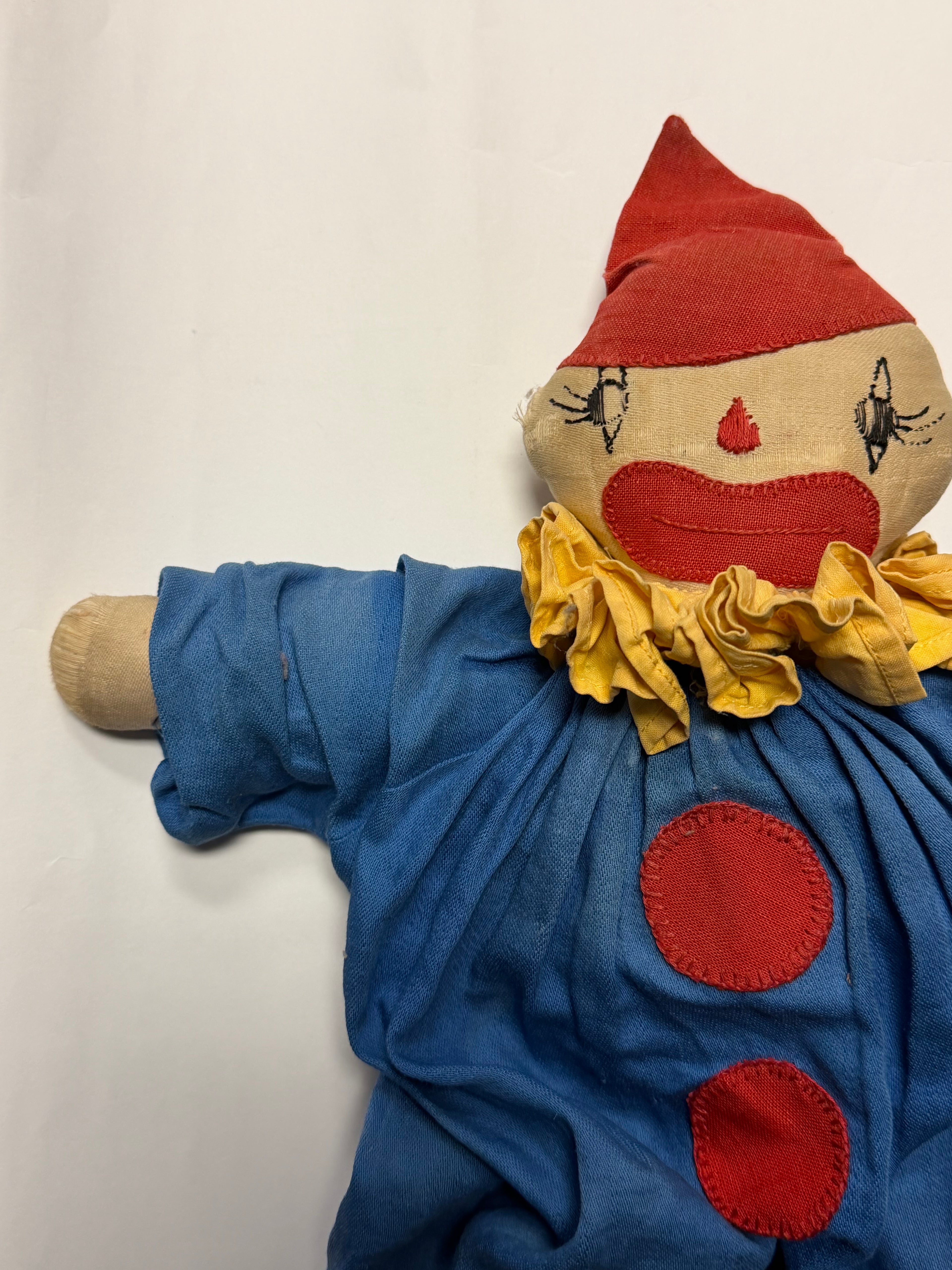 Vintage Clown Cloth Plush